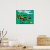 Nebraska USA Poster (Keuken)