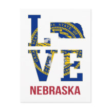 Nebraska USA State Love
