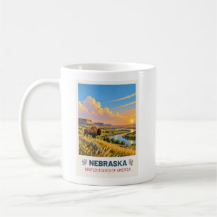 Nebraska USA - Vintage Reis Mok