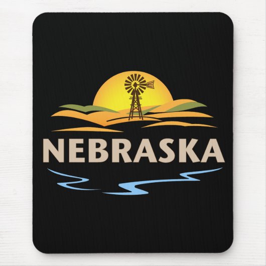 Nebraska Verenigde Staten Muismat (Voorkant)