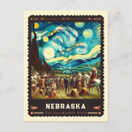 Nebraska | Vincent van Gogh geïnspireerd Briefkaart