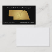 Nebraska Visitekaartje Metallic Gold (Voorkant / Achterkant)