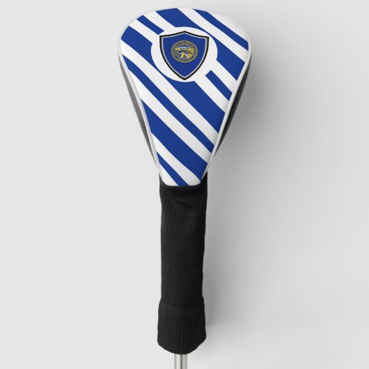 Nebraska vlag golfheadcover (Voorkant)
