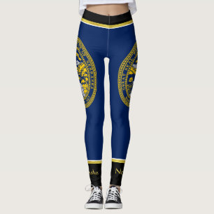 Nebraska vlag leggings