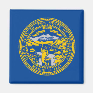 Nebraska vlag magneet