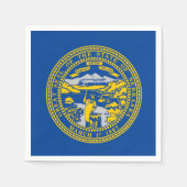 Nebraska vlag servet (Voorkant)
