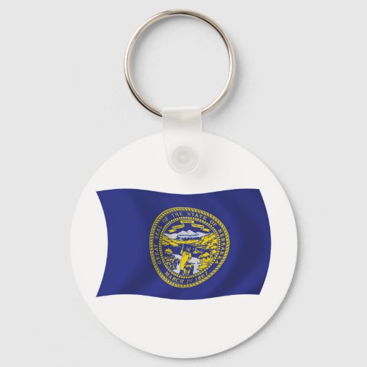 Nebraska Vlag Sleutelhanger (Voorkant)