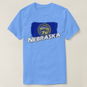 Nebraska vlag t-shirt (Design voorkant)