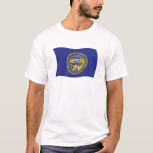 Nebraska Vlag T-shirt