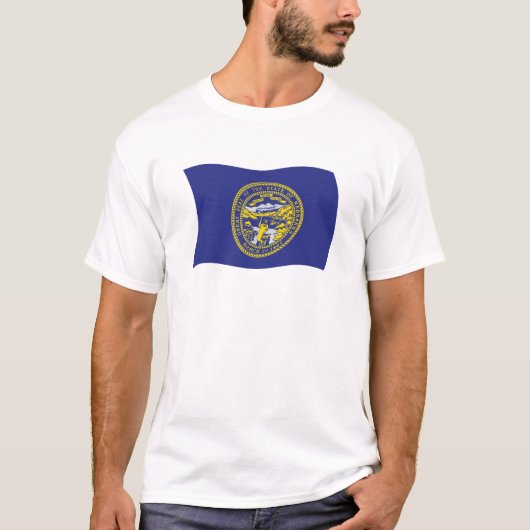 Nebraska Vlag T-shirt (Voorkant)
