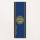 Nebraska vlag yogamat (Voorkant)