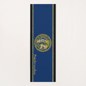 Nebraska vlag yogamat (Achterkant)