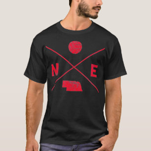 Nebraska Volleyball Player Coach Di T-shirt