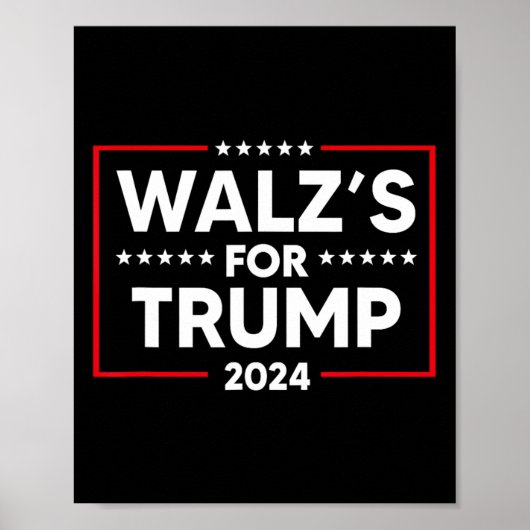 Nebraska W voor Trump Poster (Voorkant)
