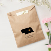 Nebraska Wedding Favor Treat Sacks, Gift Bags Bedankzakje (Gezegeld)