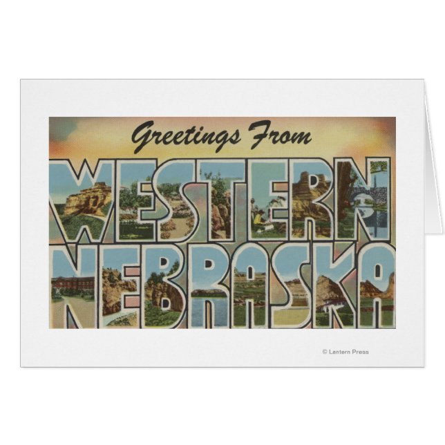Nebraska (Western) - grote letterscènes (Voorkant Horizontaal)