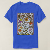 Nebraska Wildflowers T-shirt (Design voorkant)