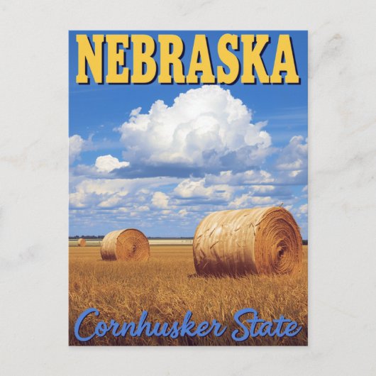 Nebraska's Golden Harvest: The Cornhusker State Briefkaart (Voorkant)