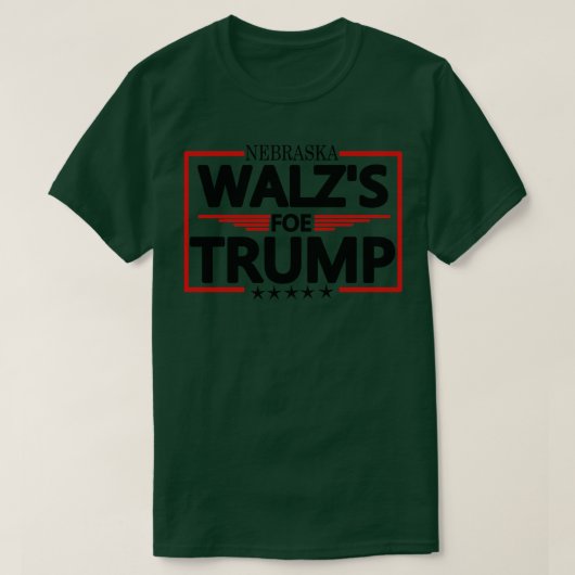 Nebraskawalzsfortrump T-shirt (Design voorkant)