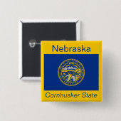 Nebraskische Button (Voorkant /achterkant)