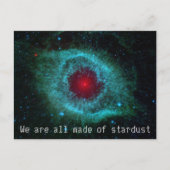Nebula astronomy Science space quote Briefkaart (Voorkant)