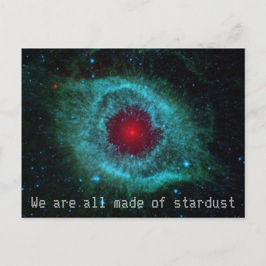 Nebula astronomy Science space quote Briefkaart (Voorkant)