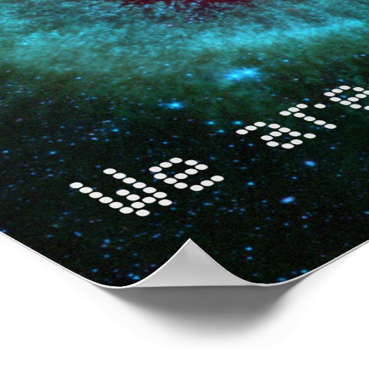 Nebula astronomy Science space quote Poster (Hoek)