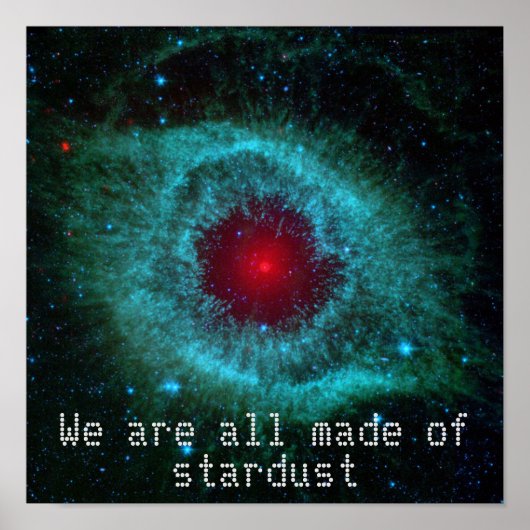 Nebula astronomy Science space quote Poster (Voorkant)