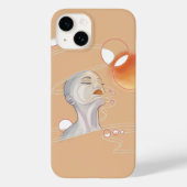 Nebula Attack en Galactic Pearl Ketting Case-Mate iPhone Case (Achterkant)