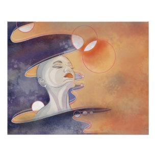 Nebula Attack en Galactic Pearl Ketting Perfect Poster