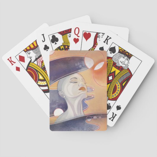 Nebula Attack en Galactic Pearl Ketting Pokerkaarten (Achterkant)