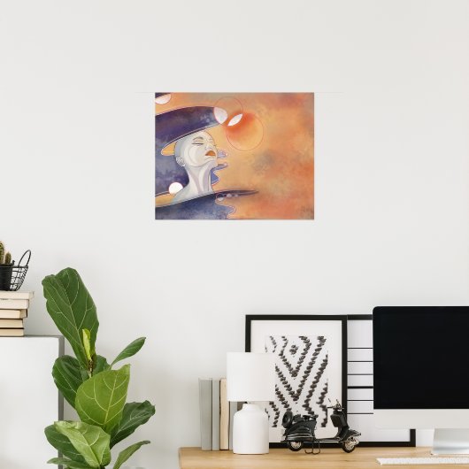 Nebula Attack en Galactic Pearl Ketting Poster (Thuiskantoor)