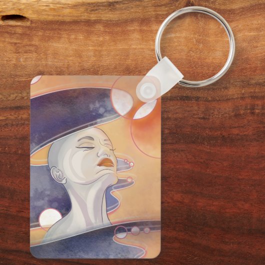 Nebula Attack en Galactic Pearl Ketting Sleutelhanger (Achterkant)