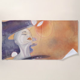 Nebula Attack en Galactic Pearl Ketting Strandlaken