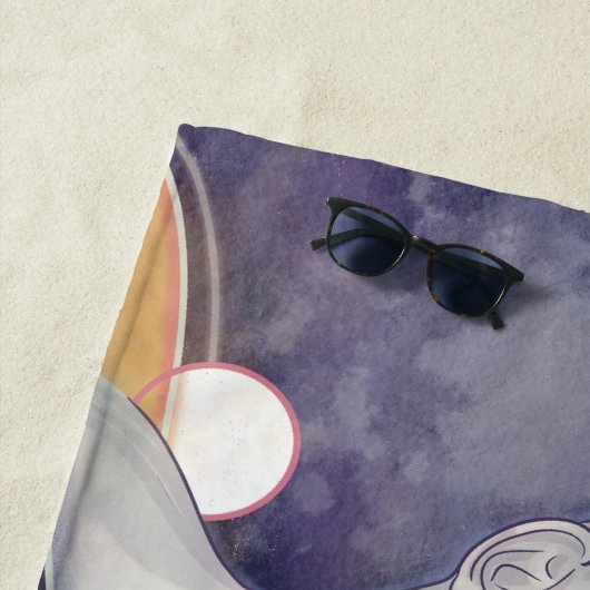 Nebula Attack en Galactic Pearl Ketting Strandlaken (In situ)