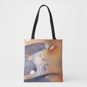 Nebula Attack en Galactic Pearl Ketting Tote Bag