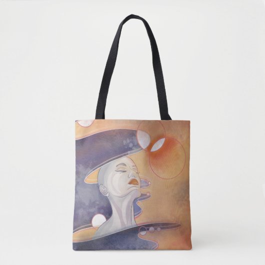 Nebula Attack en Galactic Pearl Ketting Tote Bag (Voorkant)