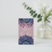 Nebula Bloom | Mandala Aanbevelingskaartje (Staand voorkant)