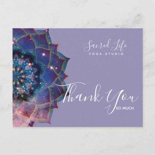 Nebula Bloom | Mandala Briefkaart (Voorkant)