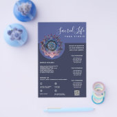 Nebula Bloom | Mandala Flyer (Enkel)