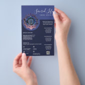 Nebula Bloom | Mandala Flyer (Hand)