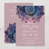 Nebula Bloom | Mandala Kaart (Voorkant / Achterkant)