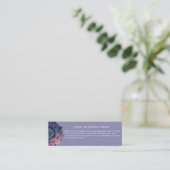 Nebula Bloom | Mandala Mini Visitekaartje (Staand voorkant)