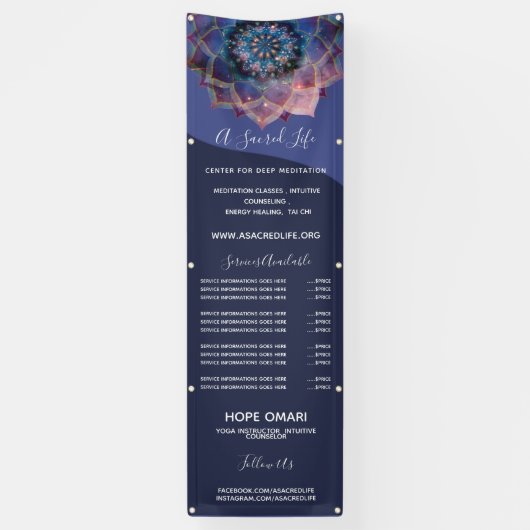Nebula Bloom | Mandala Spandoek (Verticaal)