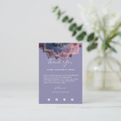 Nebula Bloom | Mandala Visitekaartje (Staand voorkant)
