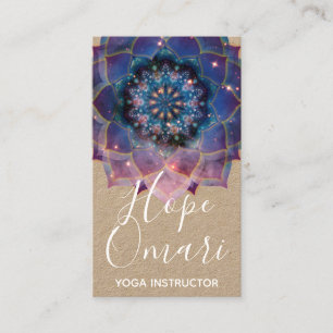 Nebula Bloom   Mandala Visitekaartje