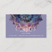 Nebula Bloom | Mandala Visitekaartje (Voorkant)