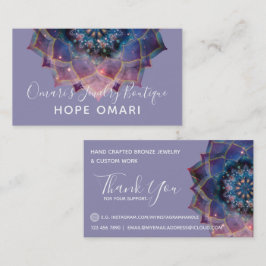 Nebula Bloom | Mandala Visitekaartje