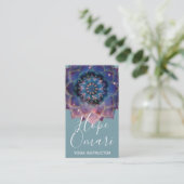 Nebula Bloom | Mandala Visitekaartje (Staand voorkant)