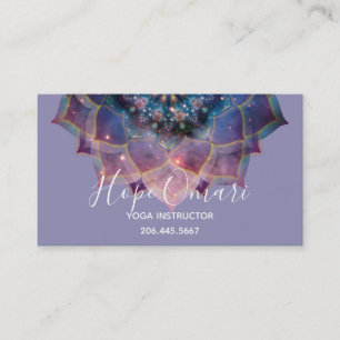Nebula Bloom   Mandala Visitekaartje